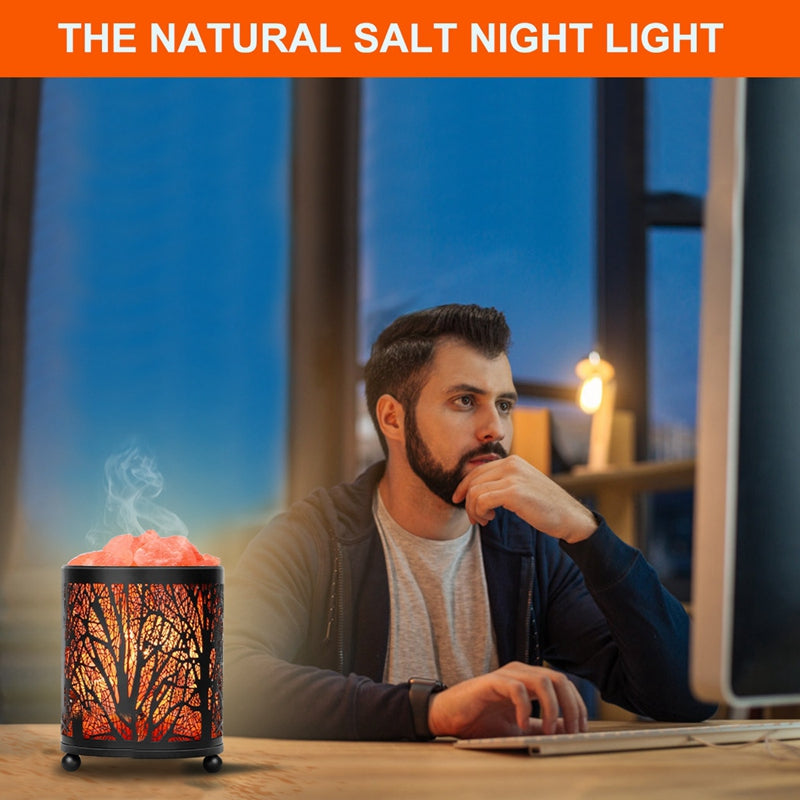 Restful Rays Natural Stone Himalayan Salt Lamp