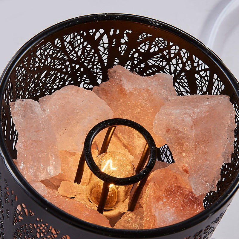 Restful Rays Natural Stone Himalayan Salt Lamp