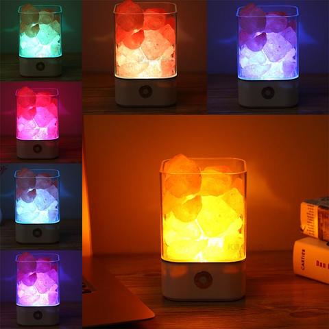 Restful Rays LED Himalayan Crystal Salt Lamp