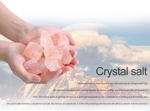 Restful Rays LED Himalayan Crystal Salt Lamp