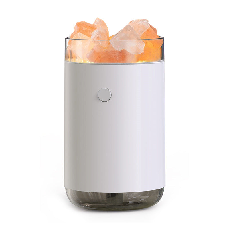 Restful Rays Himalayan Salt Cool-Mist Aromatherapy Diffuse and Humidifier with LED