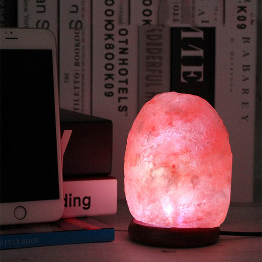 Restful Rays Mini Himalayan Crystal Salt Night Light USB